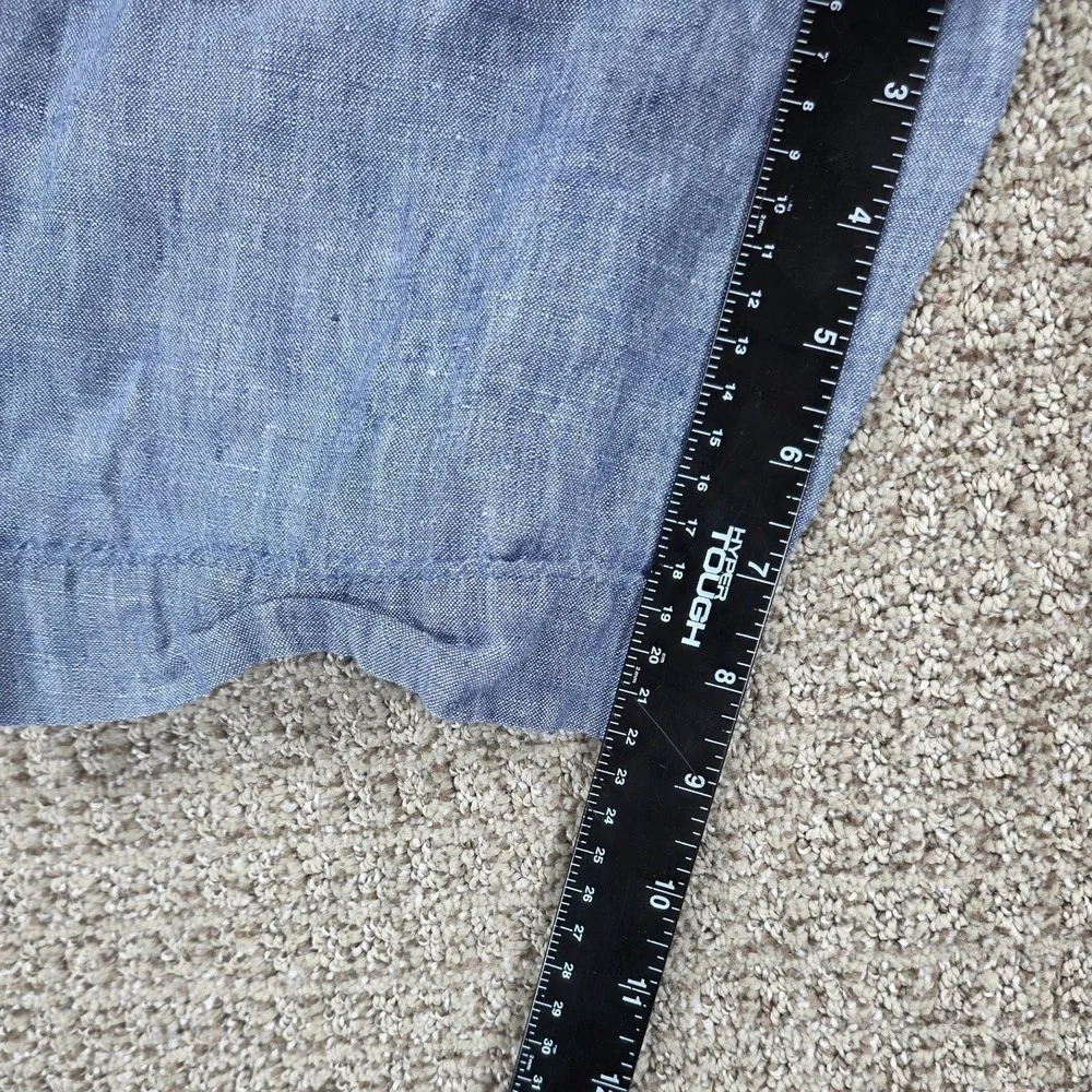 Polo Ralph Lauren Mens‎ 32 Blue 100% Linen Classic Fit Shorts 9